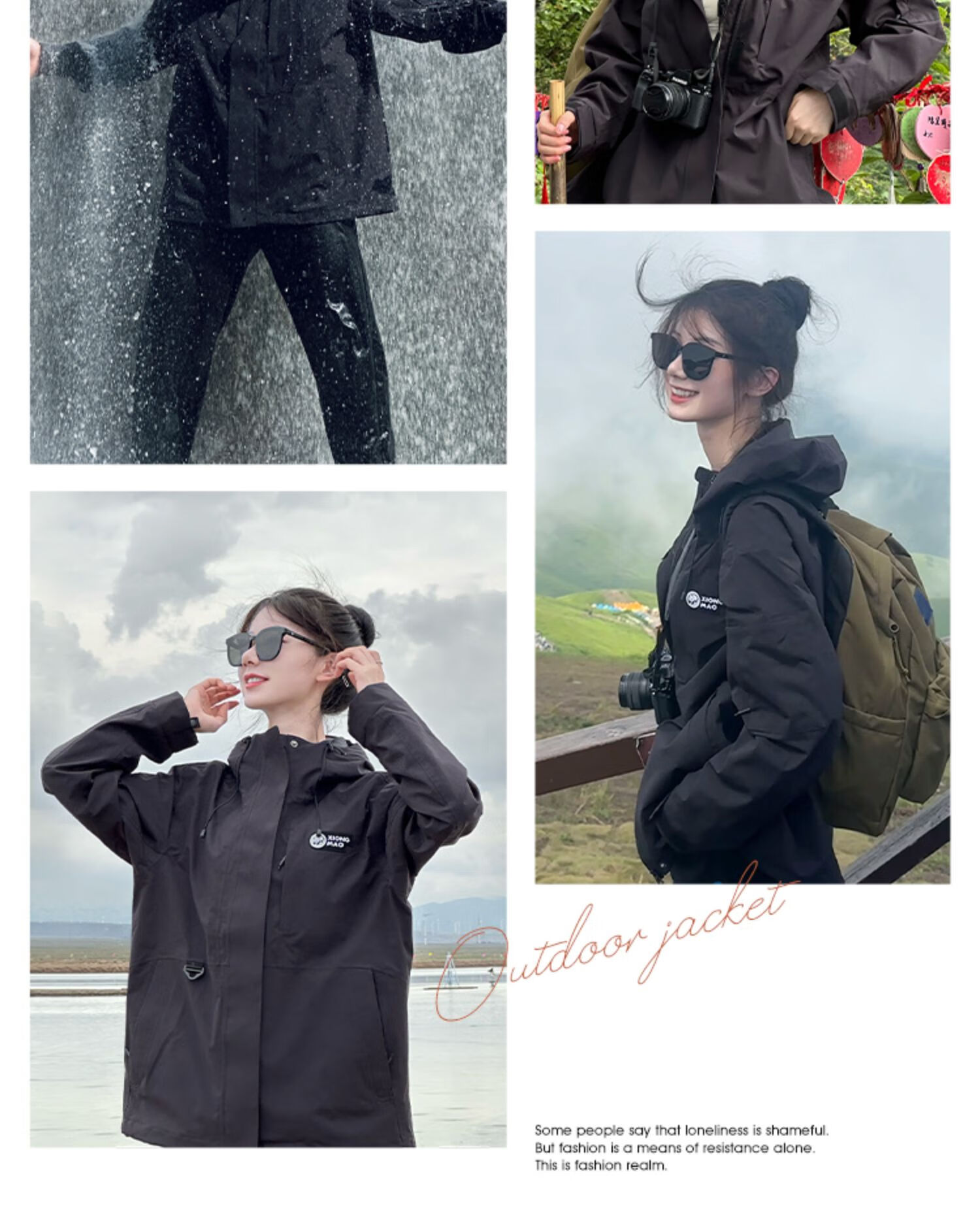 CAMEL Outdoor Waterproof, Windproof, And Breathable Jacket for Men And Women, Three-In Fleece-Lined Warm Mountaineering Coat 6
