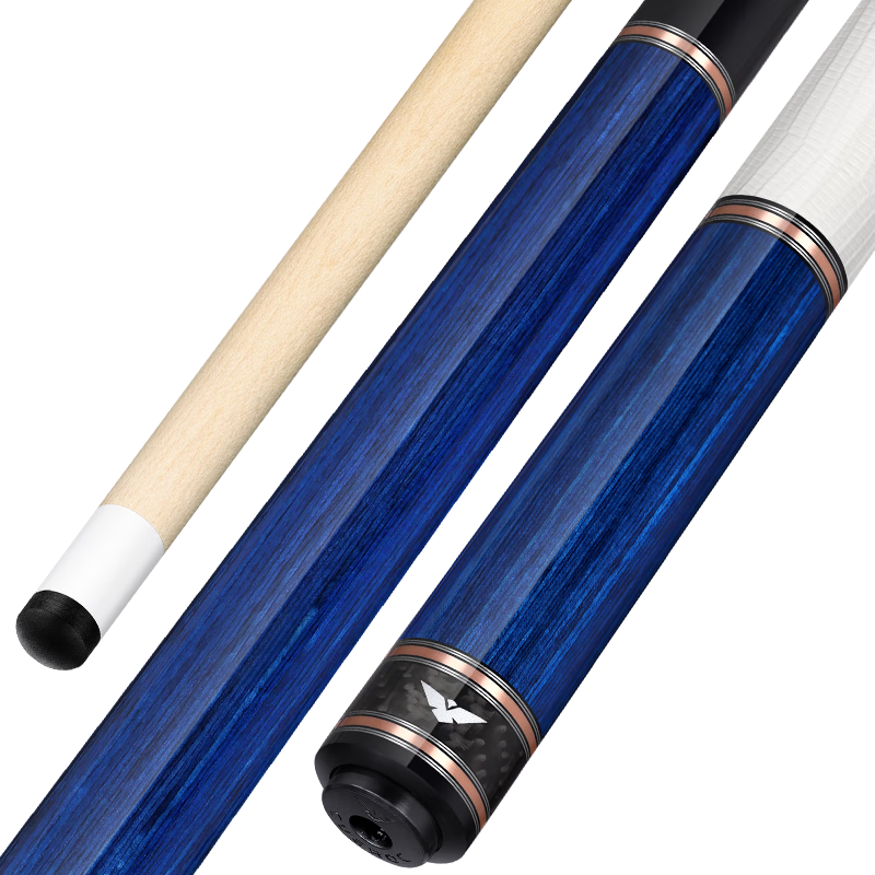 Kurok Galaxy 4 Big Head Cue Chinese Black 8 American 9-Ball Billiard Cue Exclusive Cue Case Set 16-Color