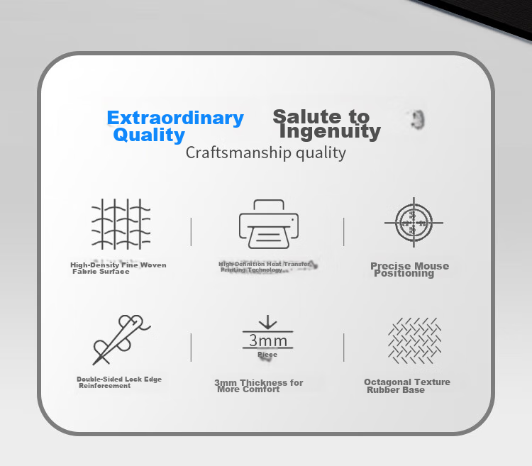 AOC All-Property Series Gaming Long Quick-Key Mouse Pad, Extra Large 800*300*3mm, Thickened with Locked Edges, Office Keyboard Computer Desk Pad M213/93 Black 2