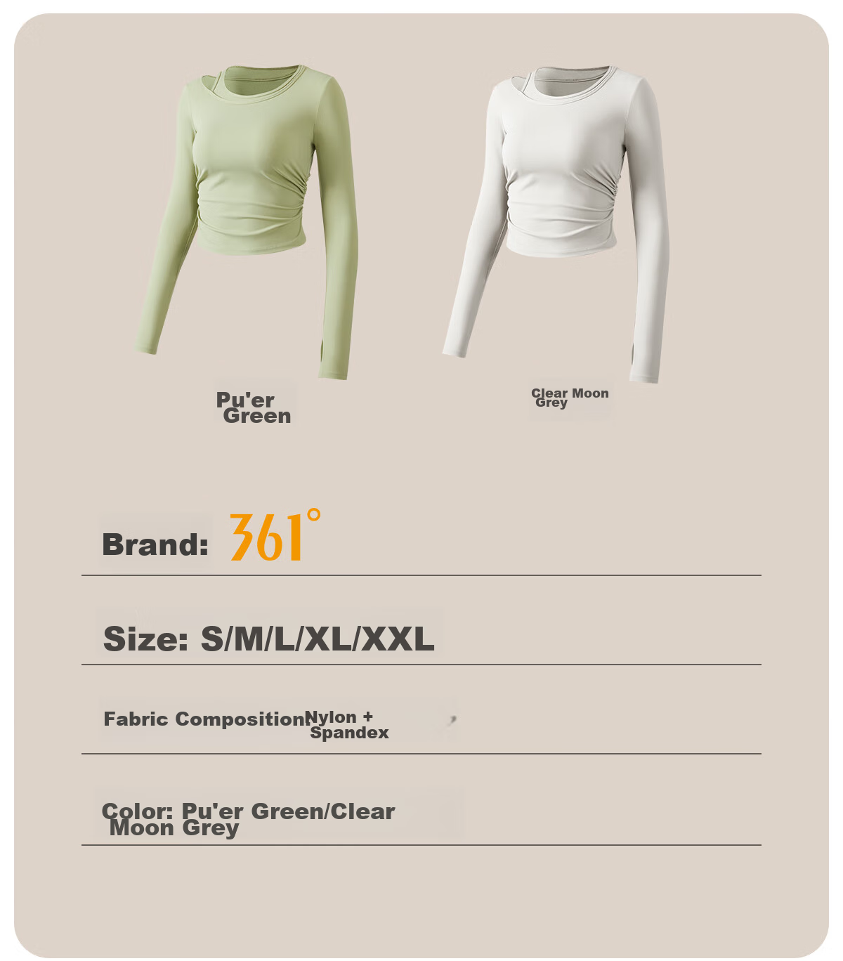 361° Yoga Top for Women, 2024 New Long-Sleeve Fitness Wear, Autumn And Winter High-End Pilates Sports Top for Wome 27