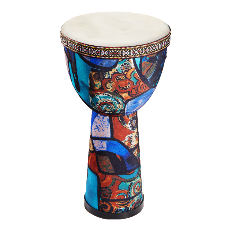 Qiangu African Drum, Children's Large 8 Lightweight Hand Drum, Kindergarten Student Beginner Percussion Instrument, Children's Holiday Gift