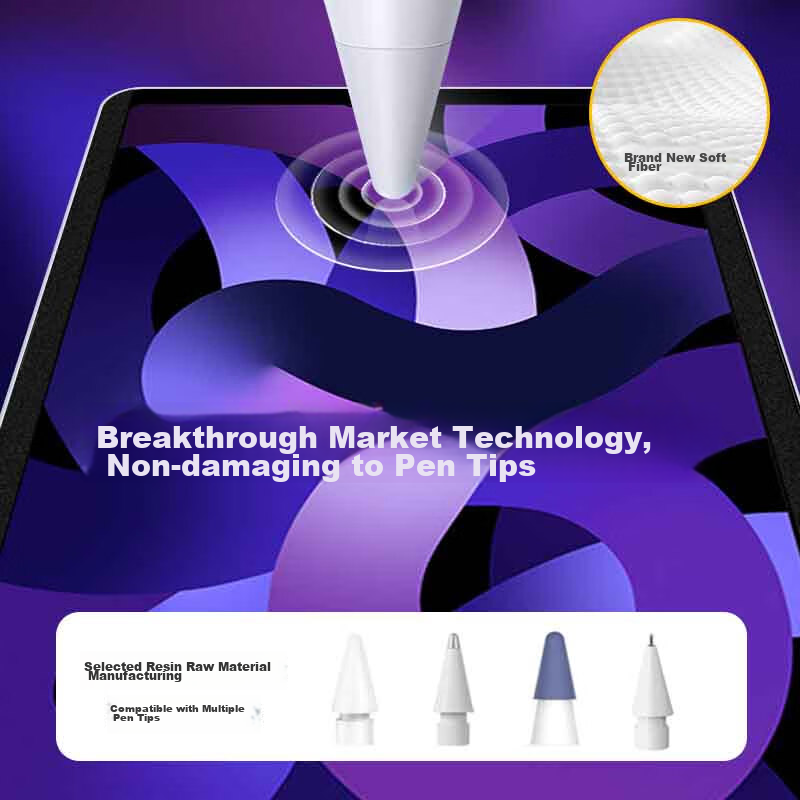ESCASE IPad Air 5/4/pro Magnetic Paper-Like Film, Removable, Compatible with 2022/2021/2020/2018 Models, Full Screen Protection for 11/10.9-Inch Tablets, Writing And Drawing Kent Film