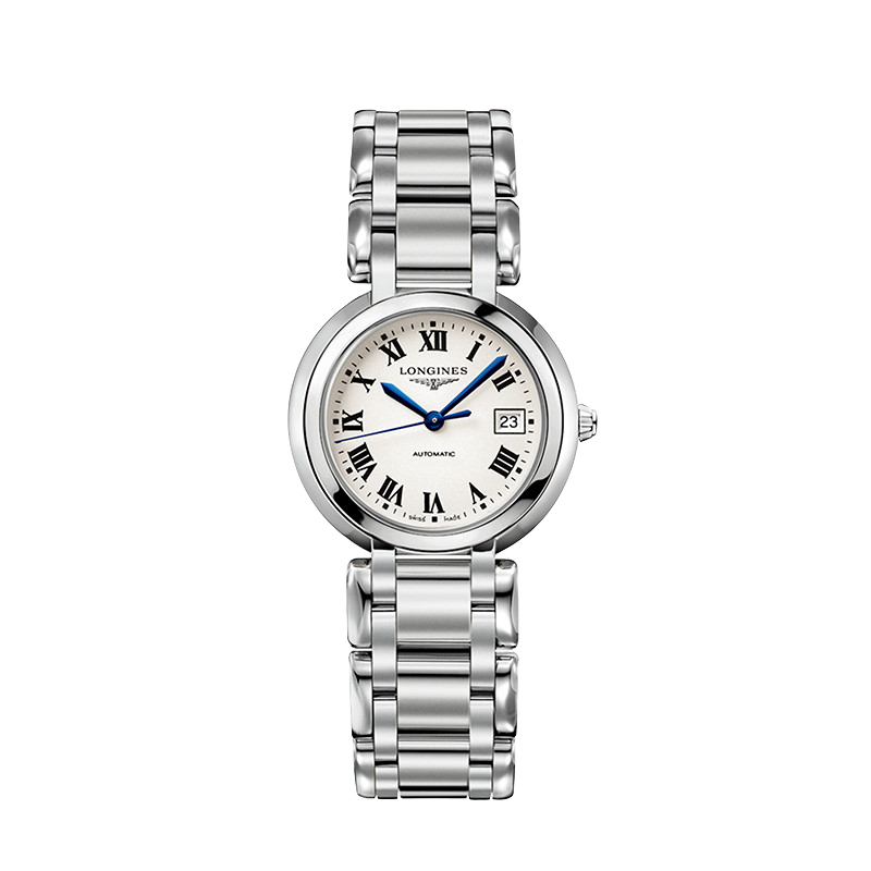 LONGINES Swiss Watch, Heart Moon Series, Women's Steel Strap Mechanical Watch L81134716