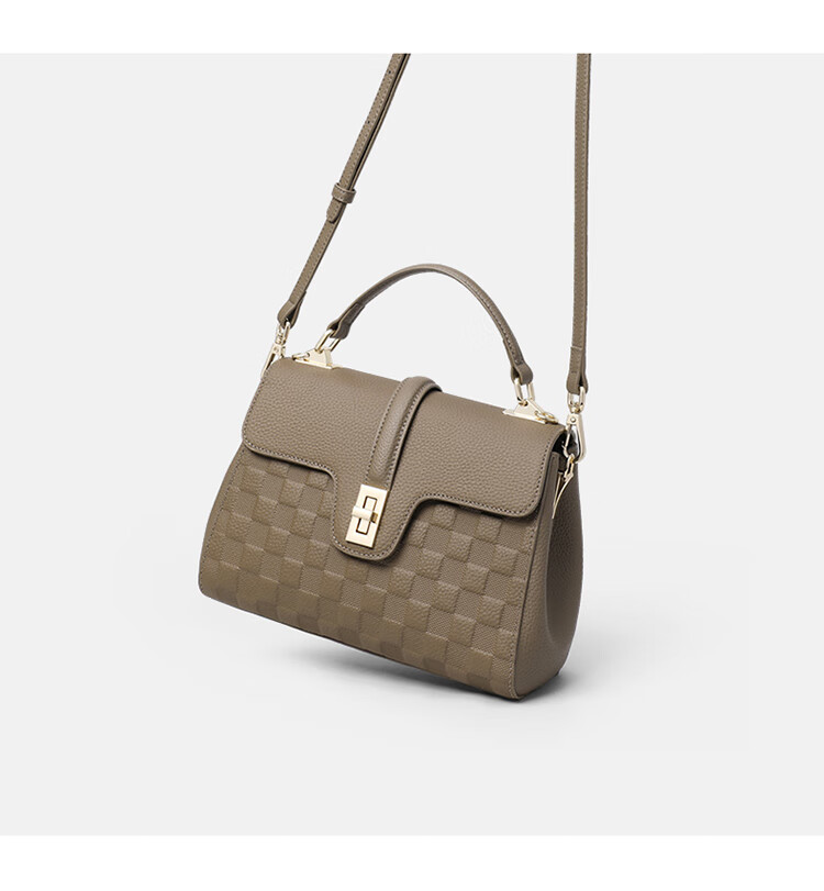 Aiqinghai Top-Grain Leather Handbag, Women's Shoulder Crossbody Bag, Large Capacity Tote Bag, Practical Birthday And Mother's Day Gift for Mom 8