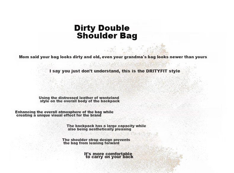 ONETIME Sweet Cool Time Dirty Backpack, Sweet Cool High-End Light Luxury Bag, Large Capacity Bag, Gift for Girlfriend, Black 3