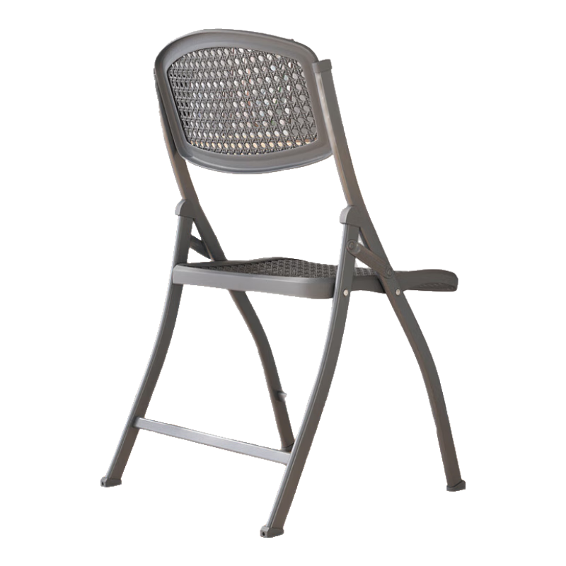 XINGKAI Folding Chair, Office Chair, Conference Chair, Computer Chair with Backrest, Study Chair ZY21 Gray