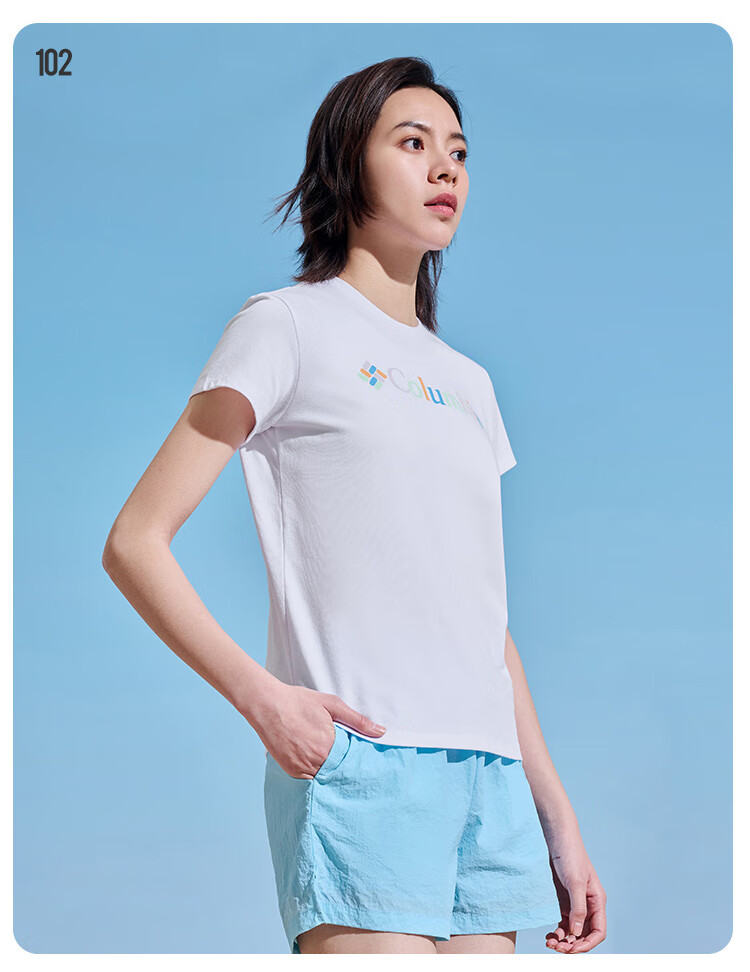 Columbia Women's Short Sleeve T-Shirt 26 Summer Outdoor Omni-Wick Quick-Dry Top XR8695 348 XL 8