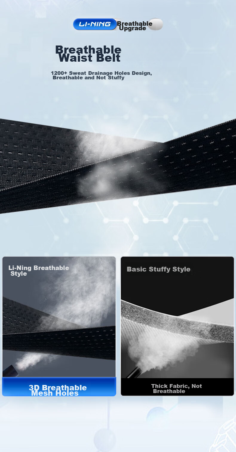 Li-Ning Back Support Belt for Men And Women, Warm Lumbar Disc Herniation Lumbar Muscle Strain Steel Plate Support Sports Waist Brace for Prolonged Sitting 9