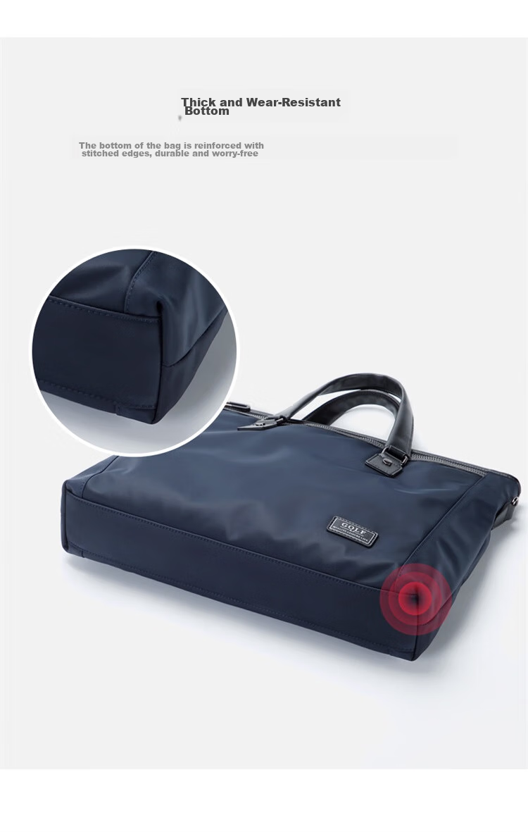 GOLF Business Briefcase for Men, Large Capacity Handbag, 15-Inch Laptop Bag, Casual Shoulder Crossbody Bag 13
