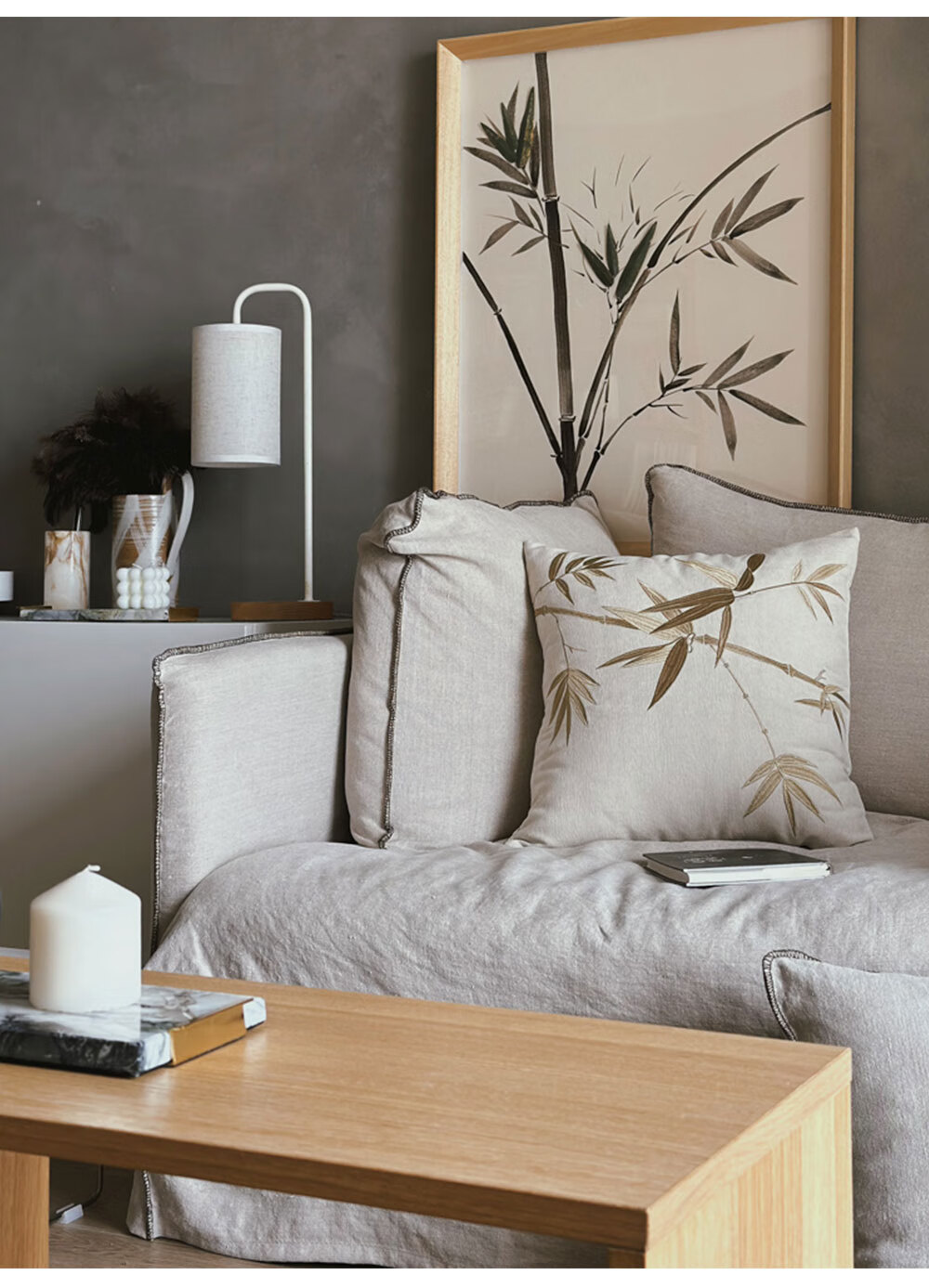 Rinoart Jinnu New Chinese Style Heavy Embroidery Sofa Cushion, New Chinese Style Lumbar Pillow, Throw Pillow, Jinnu, 45cm X 45cm 1