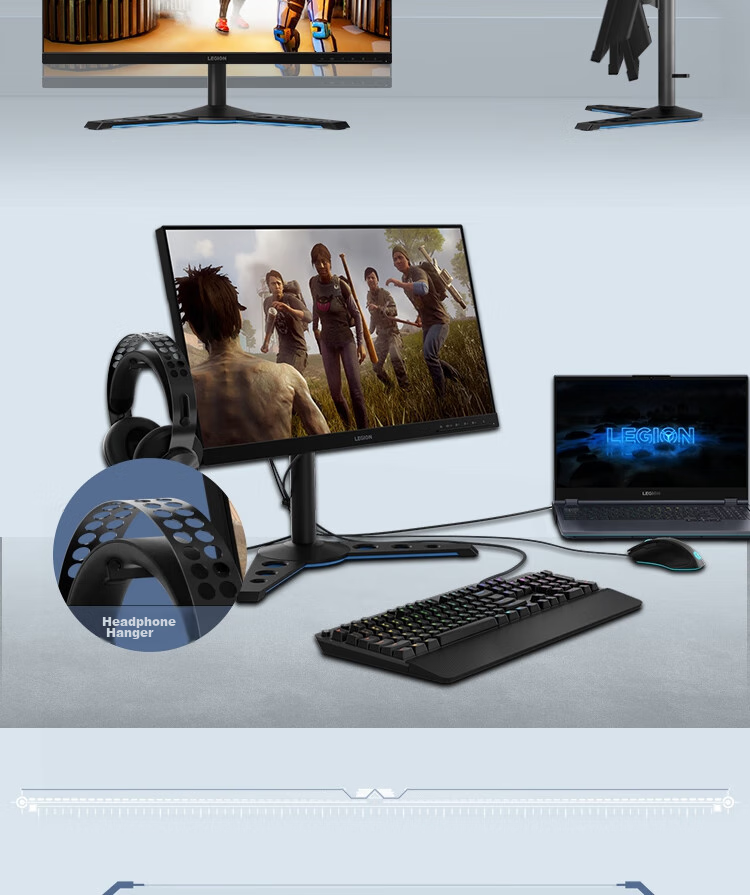 Lenovo Savior 27-Inch Curved Screen, Native 180Hz, Eye-Protecting High Color Gamut, Height Adjustable And Rotatable, 1500R Golden Curved Y7000P Gaming Monitor, R27qc-30 16