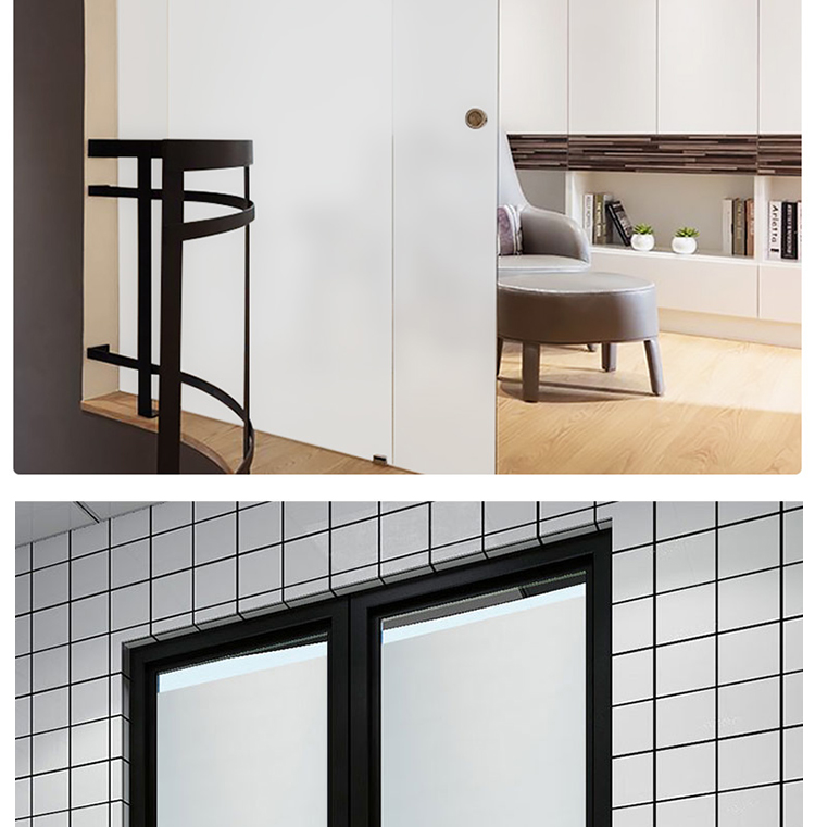 FOOJO Privacy Window Film, Frosted Glass Privacy Sticker, Office Large Glass Window Anti-Peeping Light-Blocking Window Decal 7