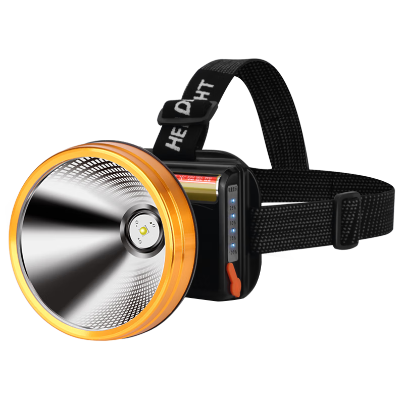 Guangmingdajiang Laser Cannon High-Intensity Headlamp, Rechargeable, Ultra-Bright, Long-Range, Head-Mounted, 9935-Yellow Light