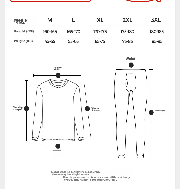 HLA [Hongyun] Thermal Underwear for Men, Zodiac Year of Horse Double-Sided Fleece 230g Qiji Red Autumn Top And Bottom Set 20