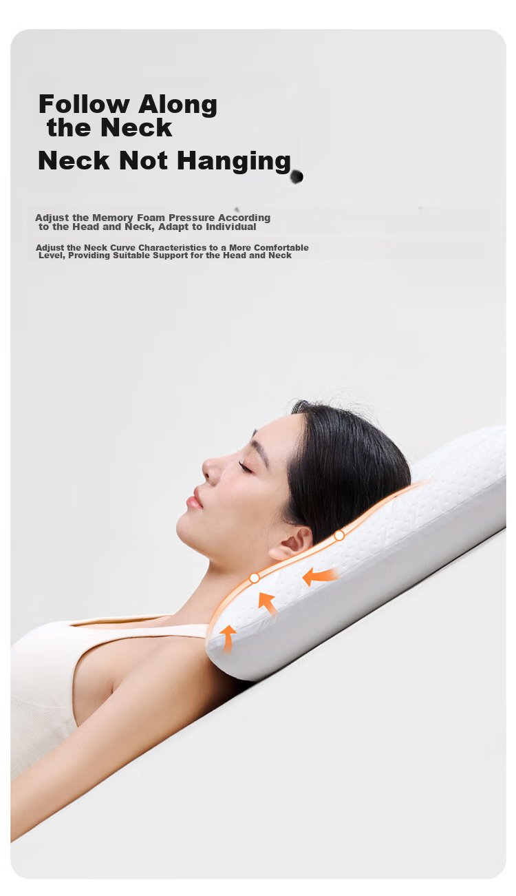 Lafufeier Scientific Zone Cervical Support Pillow, Class A Antibacterial Memory Foam Pillow, Deep Sleep Slow Rebound Pillow, Single Piece 11