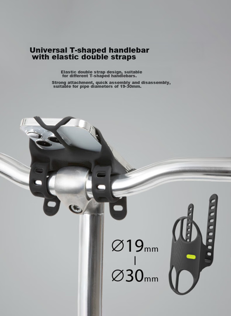 Bone Road Bicycle Phone Mount, Professional Small Folding Bike Phone Holder, Shockproof Cycling Navigation Phone Stand 5
