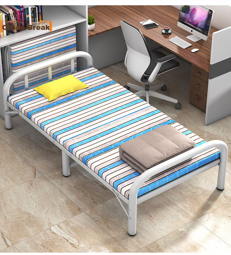 Quanpinwu Folding Bed, Single Bed, Nap Bed, Simple Portable Bed for Rental Apartments, Hospital And Home Use, Accompanying Bed, Camp Bed 13