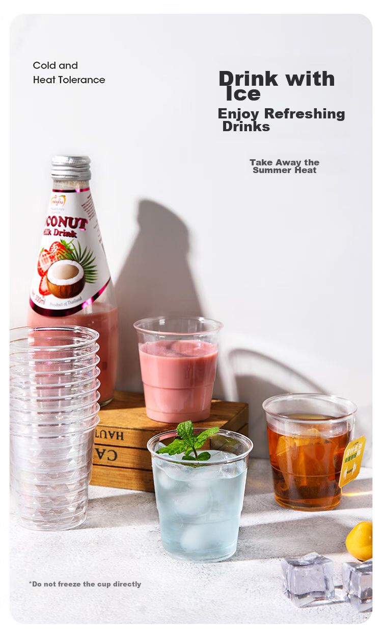 MARYYA Disposable Cups, Aviation Cups, Food-Grade Plastic Cups, 135ml*50 Pieces, Thickened Space Cups, Beverage Cups, Tea Cups 5