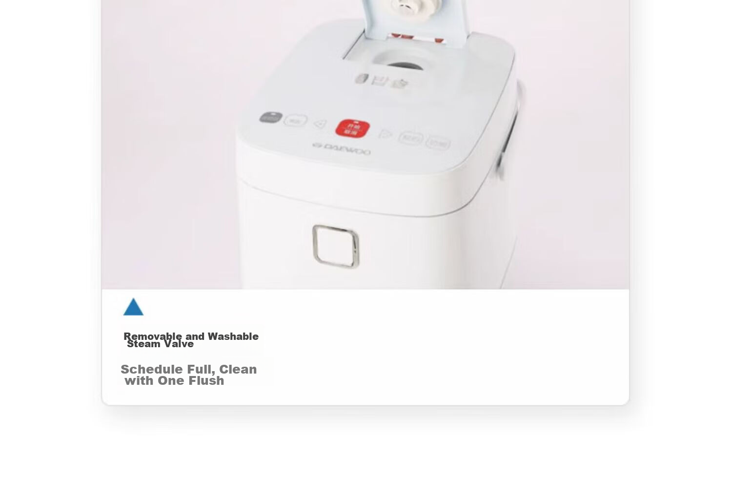 DAEWOO Mini Rice Cooker 1.2L Smart Small Electric Rice Cooker for 1-2 People Multifunctional Low Sugar Micro Pressure FB23DT Purple 22