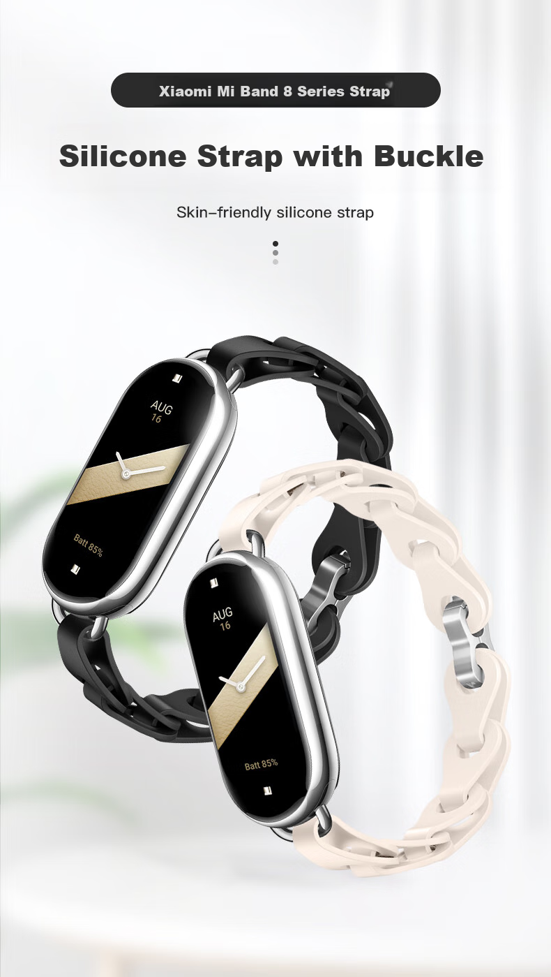 Weiqiantu Suitable for Huawei FIT4pro/FIT4/FIT3 Watch Straps, Ocean Pattern Silicone Fashionable Huawei Fit4pro Watch Band Wristband for Men And Women, 20MM Interface [Ivory White] 1