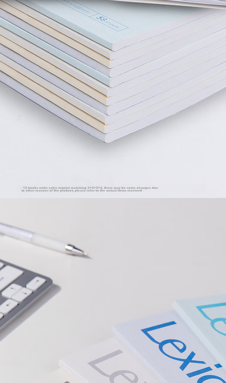 Deli 12 A5/58-Sheet Wirebound Soft Notebook, Journal, Work Notebook, Stationery Office Supplies, 7984 8