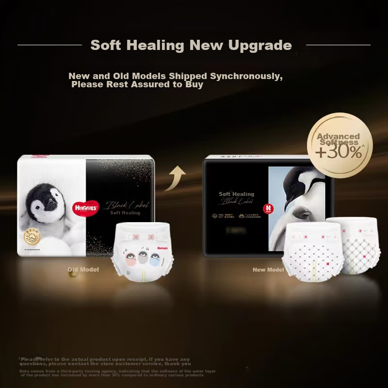 Huggies Healing Soft Little Penguin Diapers L32 Pieces (9-14kg), Diapers [Miracle Luxury Soft]