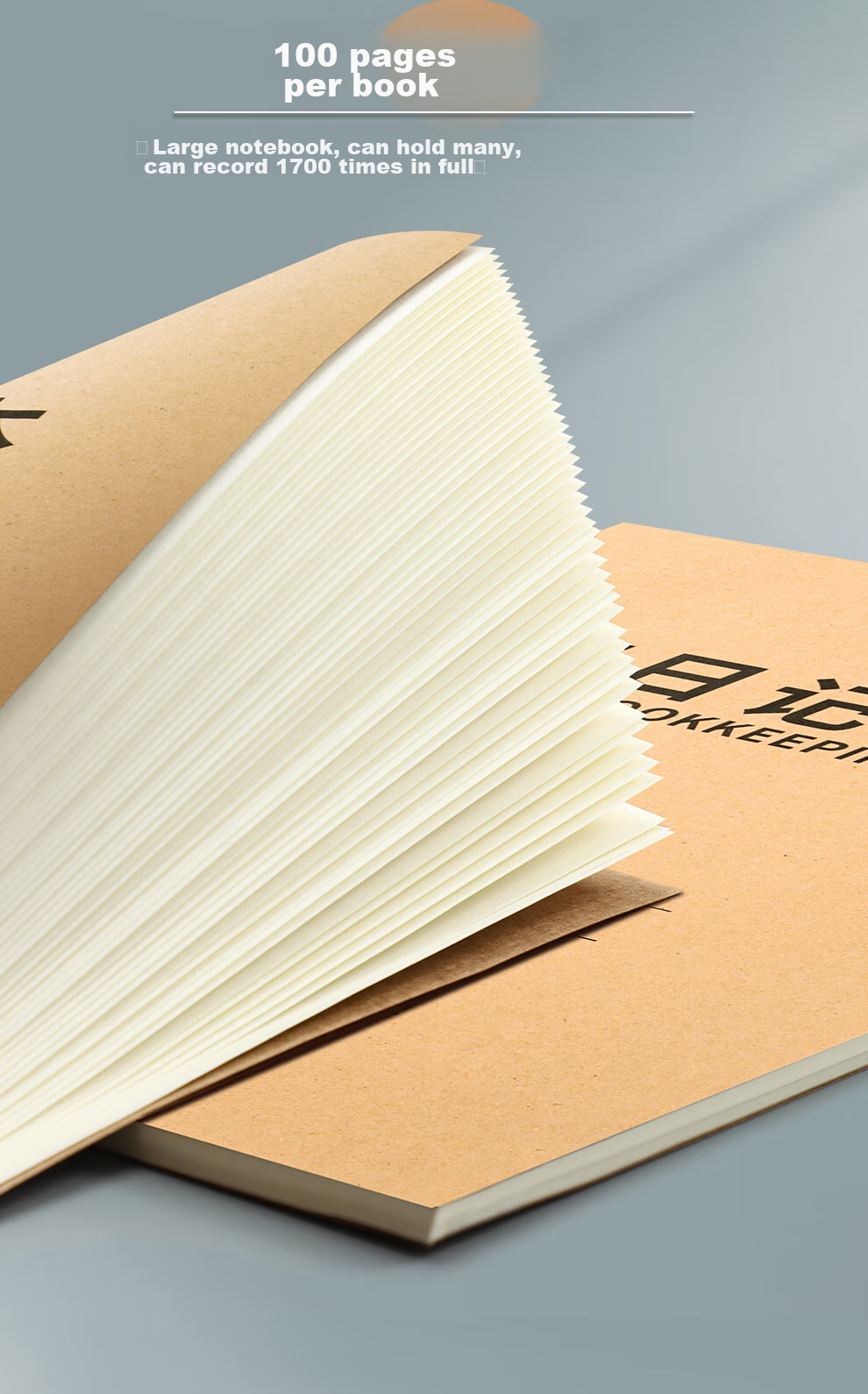 Jiaranheng 5-Pack B5 Kraft Paper Daily Accounting Book, Sales Report, Daily Cash Flow Journal, Expense And Income Ledger, Company Financial Accounting Cash Flow Management Book 5