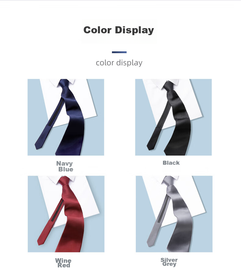Luomeng Men's Pre-Tied Necktie, Business 8cm, Wedding Groom Groomsman Suit, Easy-To Lazy Tie, Trendy Office Accessory, Gift Box Packaging 9