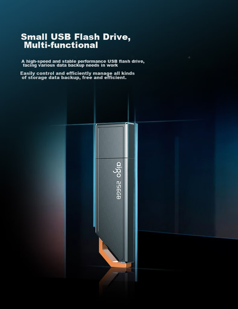 Aigo 64GB USB3.2 Gen 1 Flash Drive, High-Speed 150MB/s U331, for Business And Study, Computer Office Bidding, Car Use, Indicator Light, Large Capacity, Portable USB Drive 4