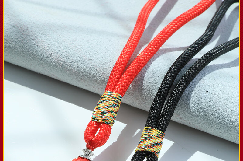 ESCASE Phone Lanyard Wrist Strap Short Chinese Style Key ID Phone Accessory Pendant for Apple 15/14 Pro Huawei Mate 60 Etc. Palace Style ES-02 Obsidian Black 2