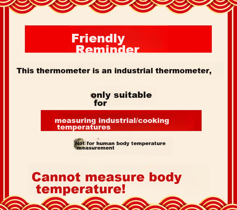 Xima AT380 Infrared Thermometer, Industrial Temperature Gun, Baking Oil And Water Temperature Measurement, Object Temperature Measurement 1