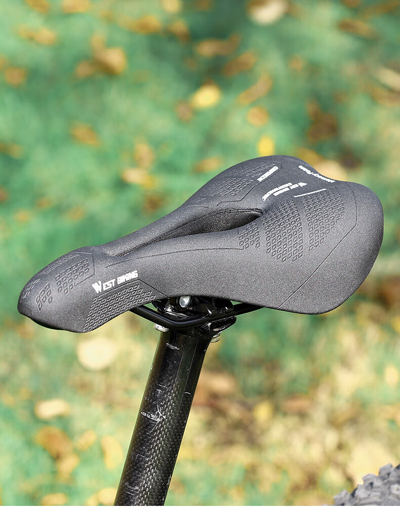 WestBiking Bicycle Seat, Road Bike Soft Seat, Thickened Shock-Absorbing, Hollow Breathable, Cycling Accessory 14