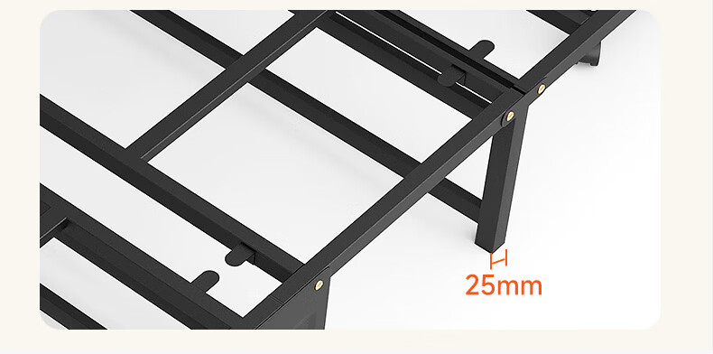 Wenna Folding Bed, Single Nap Bed for Office, Hard Board Bed, Military Cot, Hospital Accompanying Bed, Hard Four-Fold Bed 8070Y 4