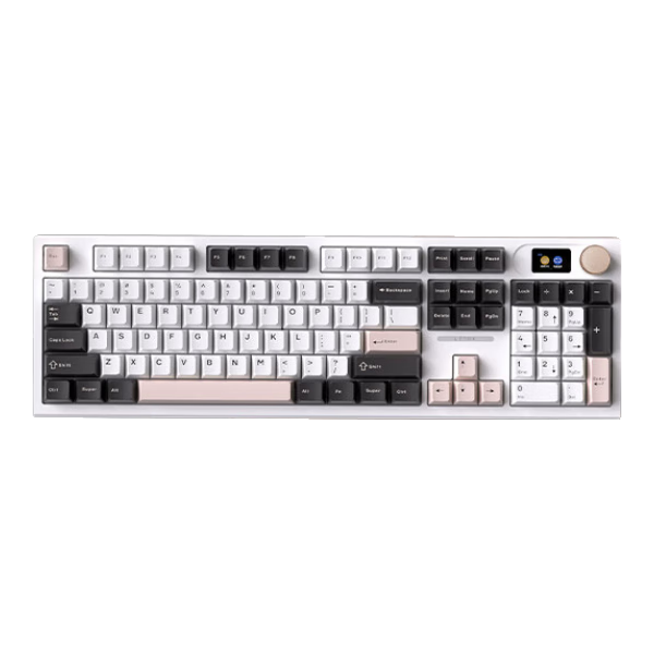 Langtu LT104 Autumn 104-Key Tri-Mode RGB Hot-Swappable Gaming Mechanical Keyboard, Wired Wireless Bluetooth, Gaming And Office Keyboard, Hai Kong Switch
