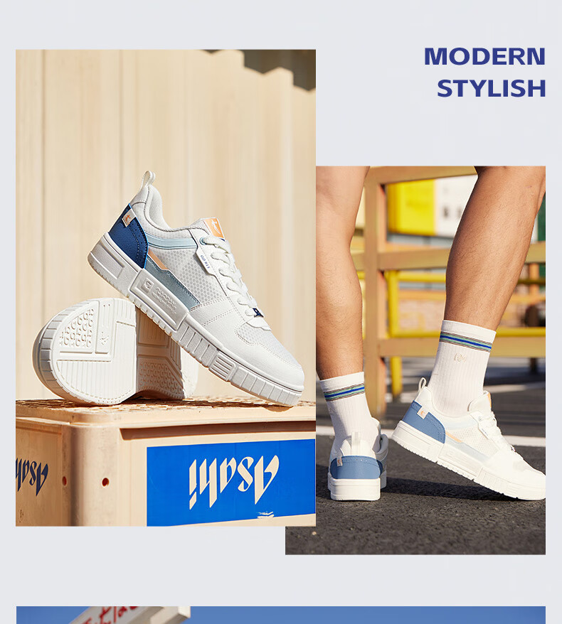 QIAODAN Men's Sneakers, Summer New Style Mesh Lightweight Breathable Casual Shoes, Thick-Soled Height-Increasing White Shoes, Sports Shoes for Me 12