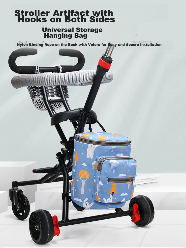 9I9 Baby Stroller Organizer Bag, Diaper Bag, Baby Outing Essential, Multifunctional Large Capacity A71 4