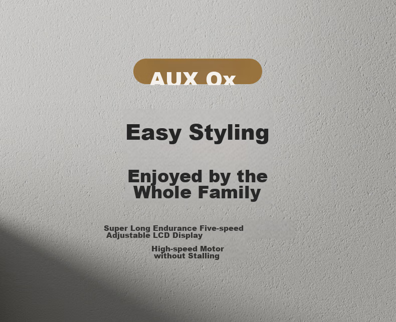 AUX Home Hair Clipper, Children's Hair Trimmer, Adult Hair Clipper, Scissors, Hair Cutting Tool, Electric Shaver for Adults 1