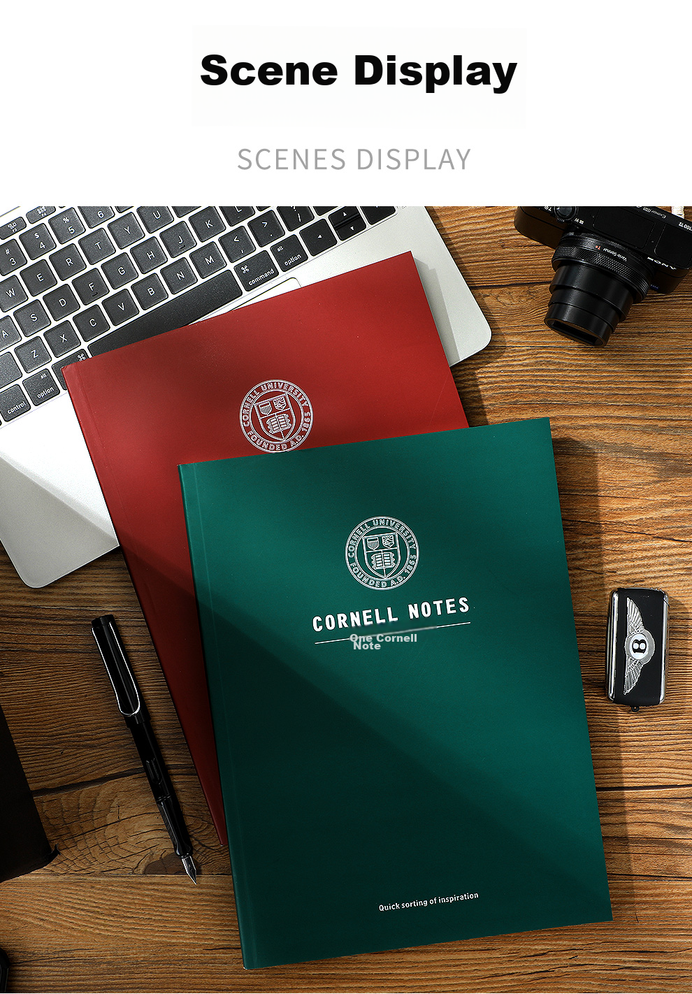 Jiaranheng Cornell Notebook B5 Thickened 5R Efficient Memory Mind Map for College Students' Review, Postgraduate Entrance Exam Preparation And Study Notes - Ruled Lines - Blue 9