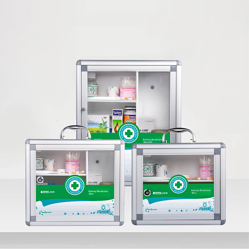 Jinlongxing Community Service Box, Medical Storage Emergency Cabinet, Wall-Mounted, Suitable for Communities, Schools, Public Places, Businesses, Factories