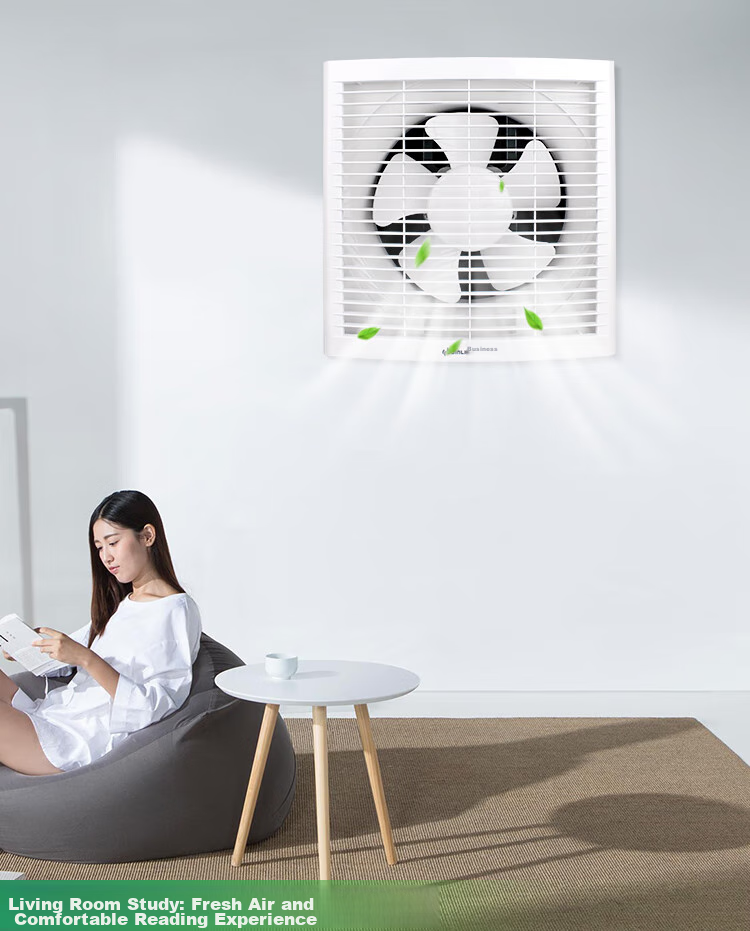 JINLING Exhaust Fan for Kitchen And Bathroom Ventilation, Wall And Window Mounted Powerful Extractor Fan, 6-Inch APB15-3 14