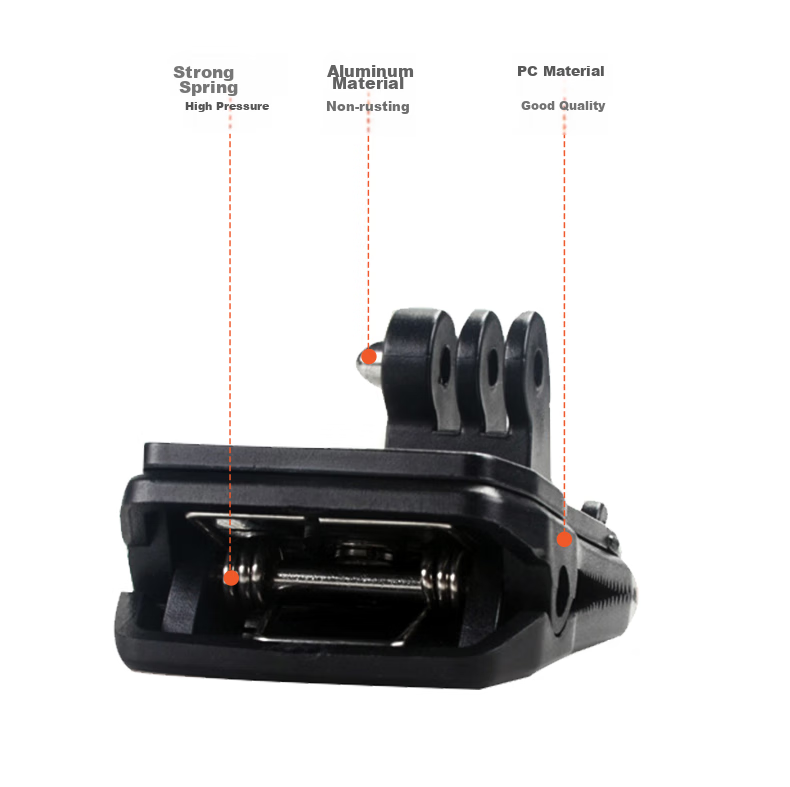 KYOTSU Backpack Clip for GoPro 13/12/11/10, DJI Action 6/5pro/4/3, Yi Shi And Other Action Cameras, Universal Sports Camera Backpack Clip, Adjustable Mount Accessory 5
