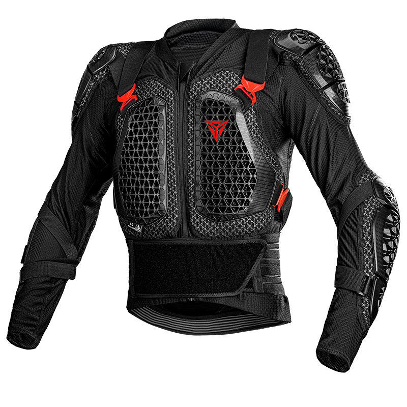 MOTOWOLF Motorcycle Anti-Fall And Anti-Collision Armor Set, Off-Road Motorcycle Riding Armor, Chest And Back Protection Full Set Protective Equipment