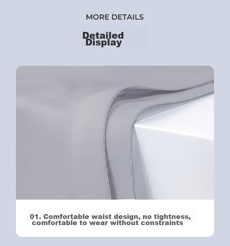 MiiOW Antibacterial Ice Silk Triangle Briefs for Men, Seamless Ultra-Thin Men's Underwear, Quick-Dry Transparent Sexy 3-Pack L 14