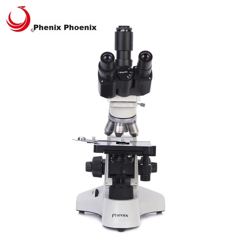 Phenix PH50-3A43L Three-Lens Biological Microscope, Professional Teaching And Experimental, High Magnification, High Definition, for Health Care And Livestock Breeding