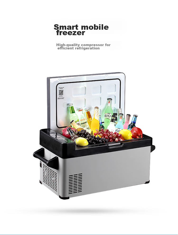 QIXUAN Q18 Car Refrigerator, Mini Fridge with Compressor Cooling, Freezing And Refrigeration Capabilities, Can Form Ice, Outdoor And Home Appliance 5