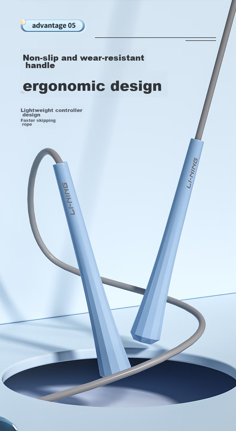 Li-Ning Jump Rope for Adults And Children, Speed Jumping Rope for Primary And Secondary School Students' Exams, Training, Professional Competitions, Sports, Weight Loss, Fitness Equipment, Skypoint 16