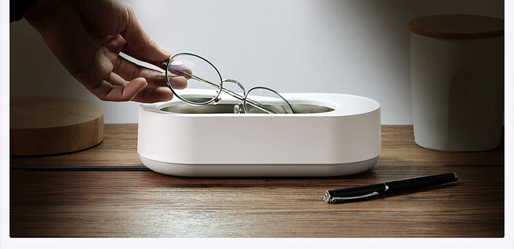 EraClean Ultrasonic Cleaner for Glasses, Watches, Home Use, Fully Automatic, Portable, Jewelry And Dental Appliance Cleaning Device GA02 6