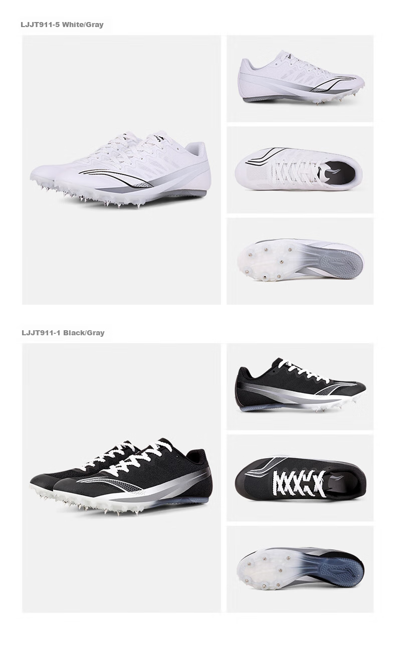 Li-Ning Track And Field Spikes for Men's Professional Sprint, Athletic Shoes for Female Middle And Long-Distance Running Students, High School Exam Training Spikes 10
