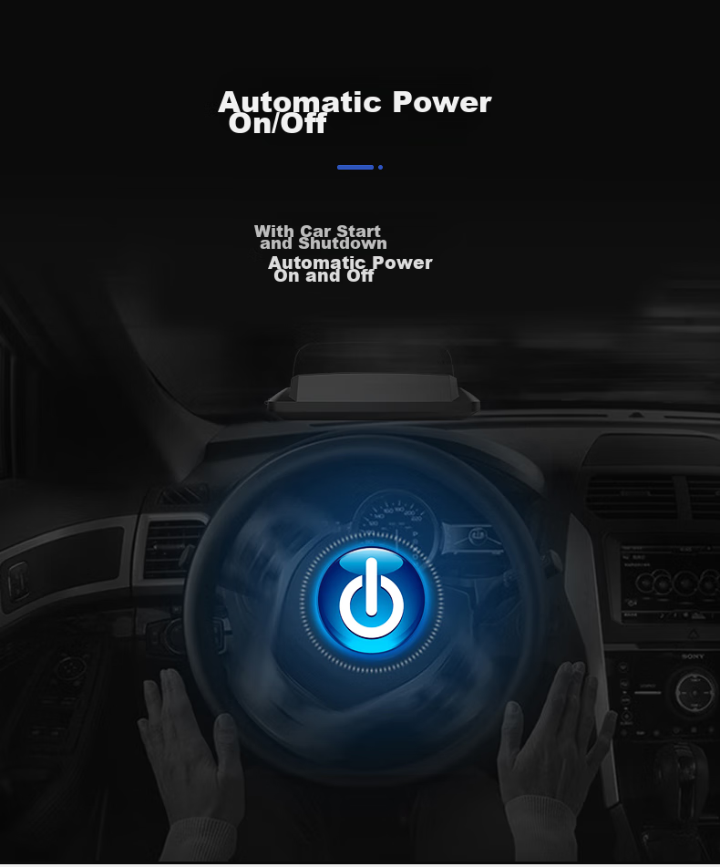 Zianpingxian (ActiSafety) H400S Blue And White HUD Head-Up Display, In-Car OBD Driving Computer, Floating Display 13
