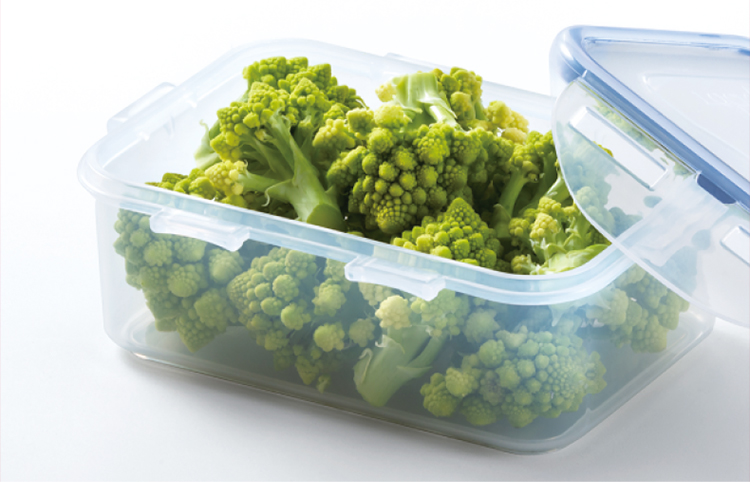LOCK&LOCK Plastic Sealed Food Storage Containers Set, Kitchen Freezer Food Preservation Storage Box Set of 4 Pieces 4
